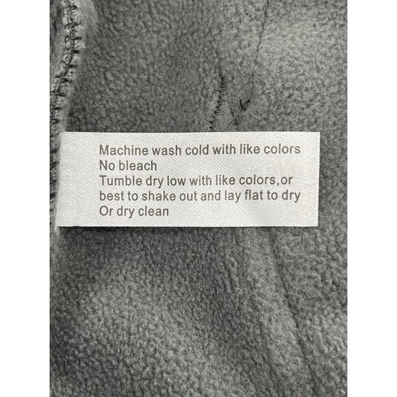 CG Habitats Tech Zip Hoodie Gray Thumb Holes Breathable Zip Pockets Jacket Small - Picture 6 of 9